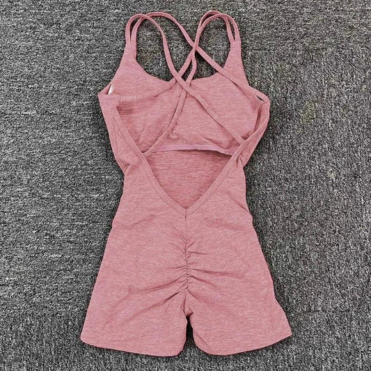 Women's Active Yoga Suit-skin scrunch st-1