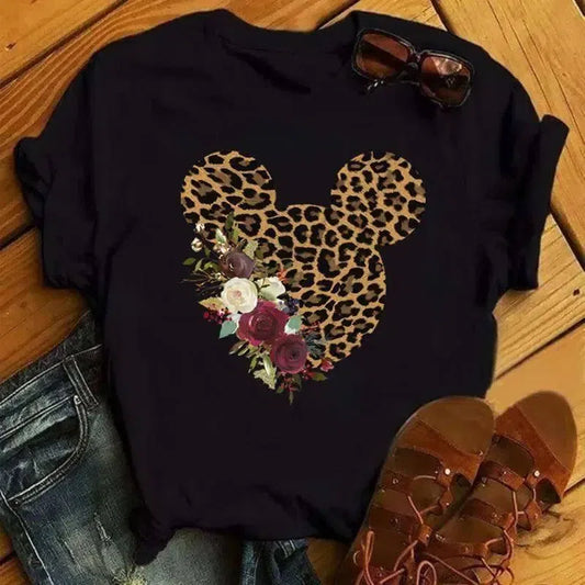 Women’s Black Minnie Tee-DS0176-HS-1