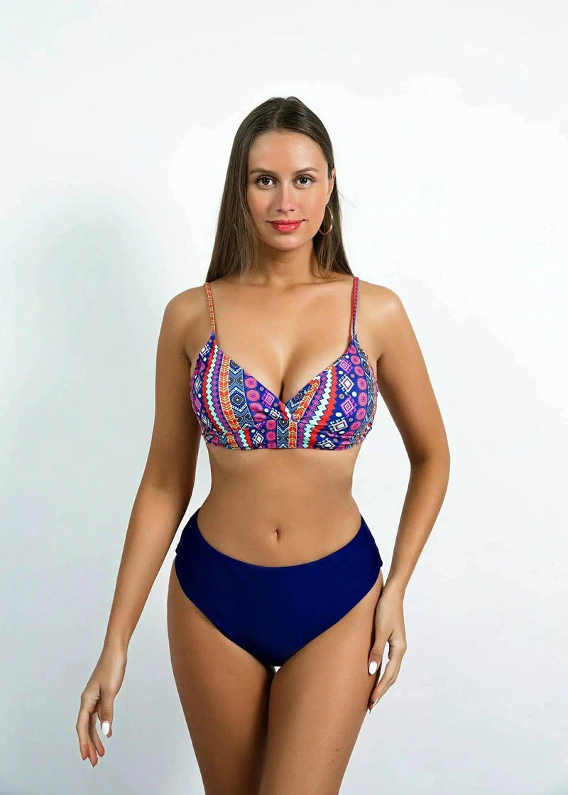 Womens Suits Two Pieces National Style Top Black Bottom-1