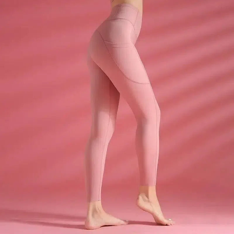 Yoga pants-Pink-4